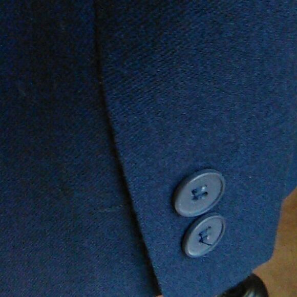 NEW Chadwick's Navy Blue Wool Blazer - Picture 6 of 10